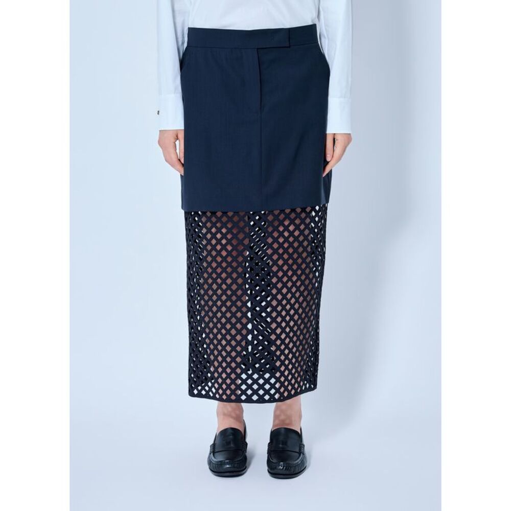 Max Mara Women Overlay Panel Skirt